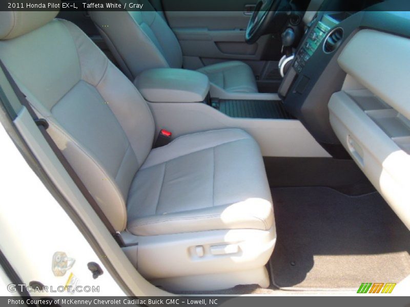 Taffeta White / Gray 2011 Honda Pilot EX-L