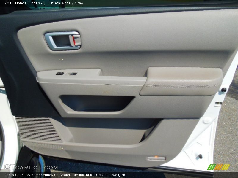 Taffeta White / Gray 2011 Honda Pilot EX-L