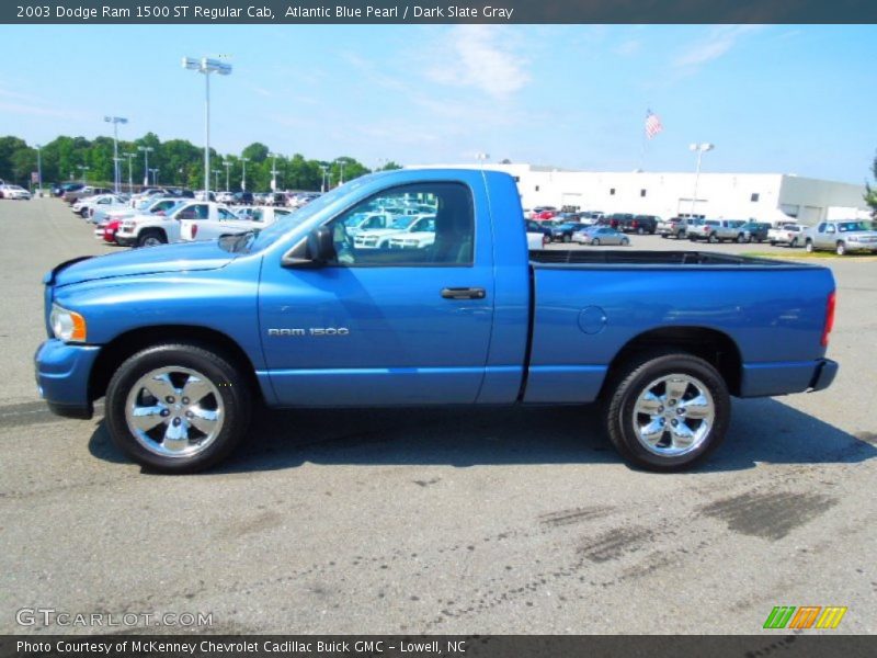 Atlantic Blue Pearl / Dark Slate Gray 2003 Dodge Ram 1500 ST Regular Cab