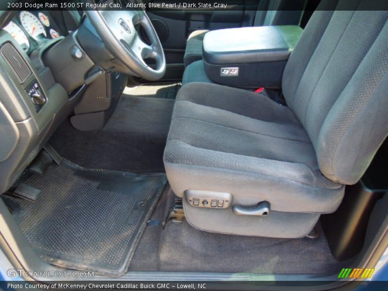Atlantic Blue Pearl / Dark Slate Gray 2003 Dodge Ram 1500 ST Regular Cab