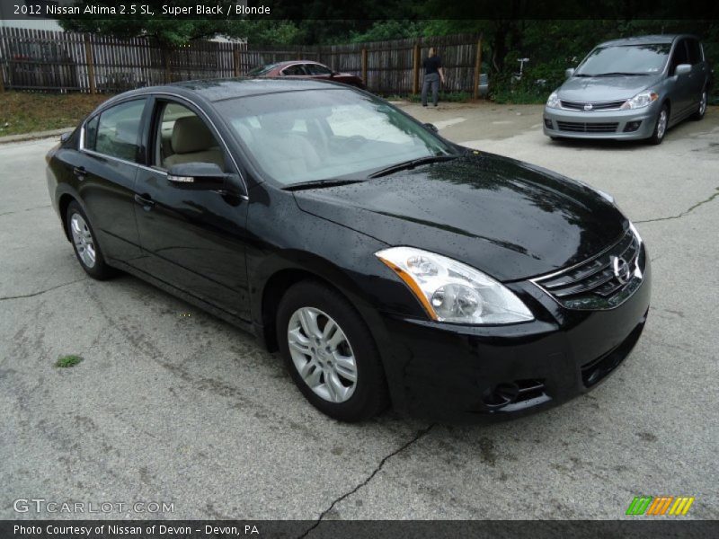 Super Black / Blonde 2012 Nissan Altima 2.5 SL