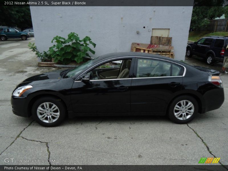 Super Black / Blonde 2012 Nissan Altima 2.5 SL