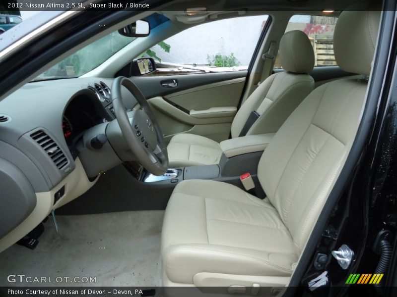 Super Black / Blonde 2012 Nissan Altima 2.5 SL