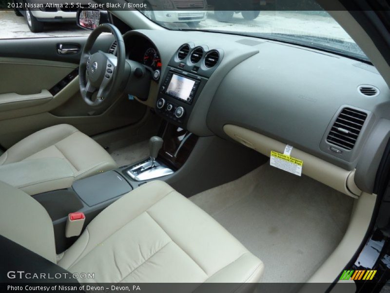 Super Black / Blonde 2012 Nissan Altima 2.5 SL