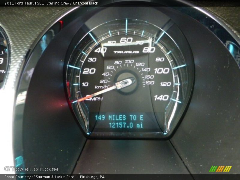 Sterling Grey / Charcoal Black 2011 Ford Taurus SEL