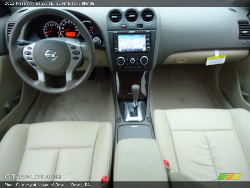 Super Black / Blonde 2012 Nissan Altima 2.5 SL