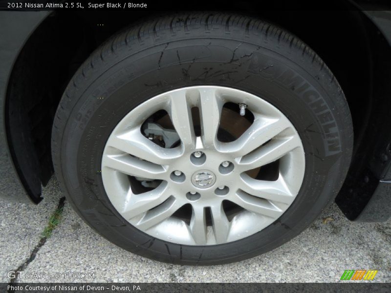 Super Black / Blonde 2012 Nissan Altima 2.5 SL