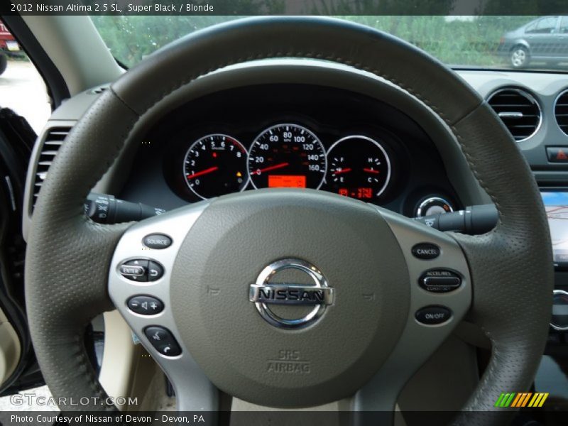 Super Black / Blonde 2012 Nissan Altima 2.5 SL