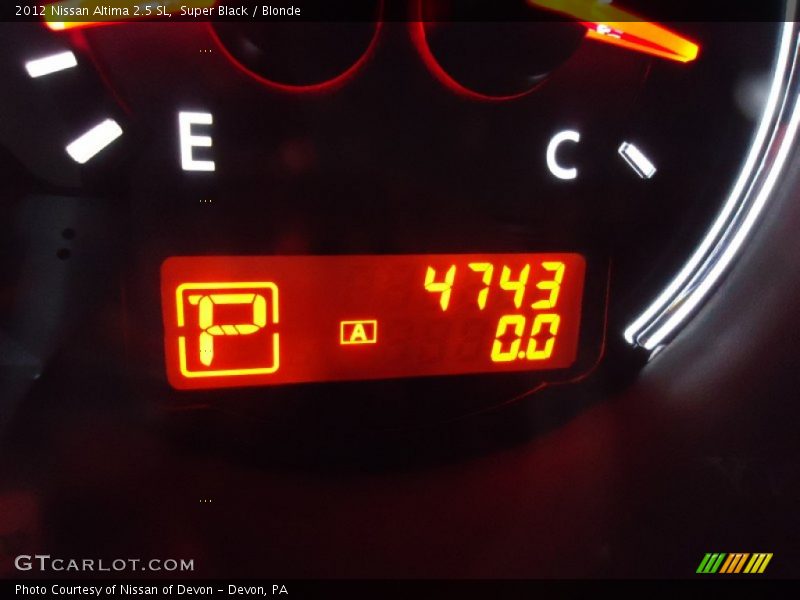Super Black / Blonde 2012 Nissan Altima 2.5 SL