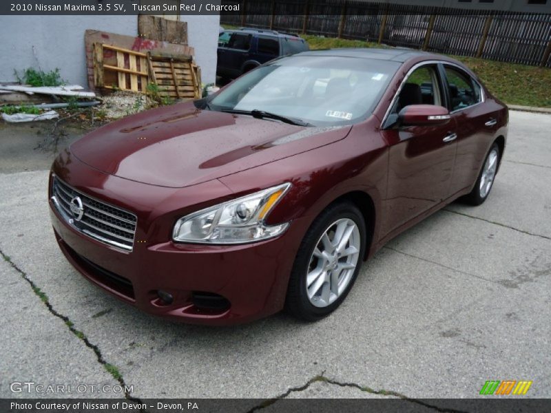 Tuscan Sun Red / Charcoal 2010 Nissan Maxima 3.5 SV