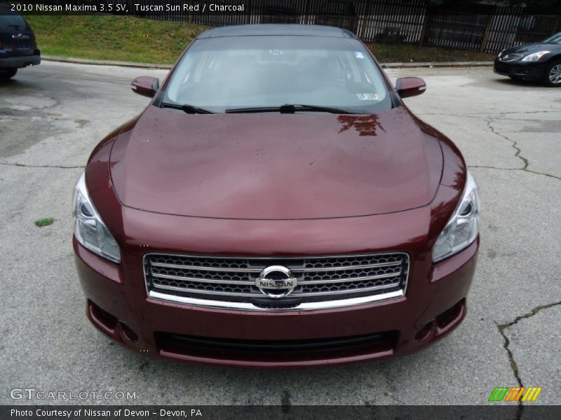 Tuscan Sun Red / Charcoal 2010 Nissan Maxima 3.5 SV