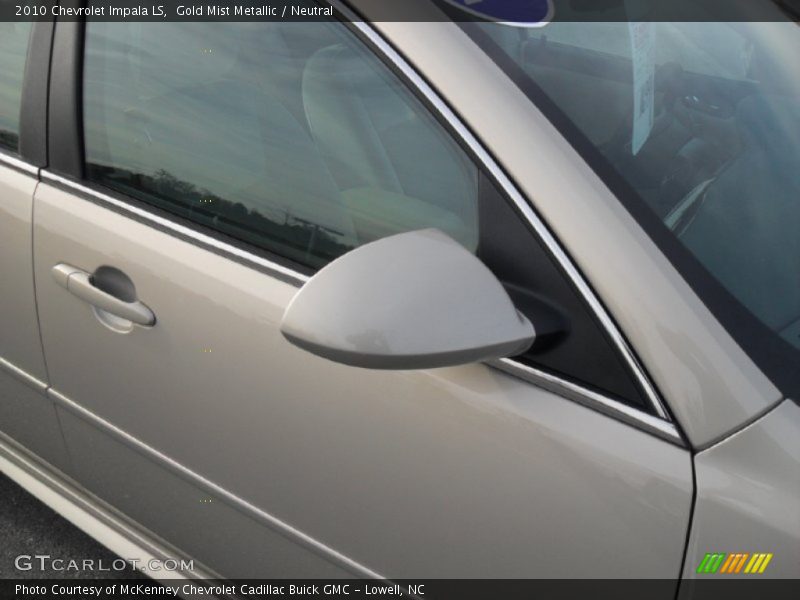 Gold Mist Metallic / Neutral 2010 Chevrolet Impala LS