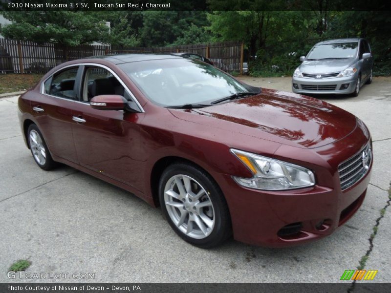 Tuscan Sun Red / Charcoal 2010 Nissan Maxima 3.5 SV