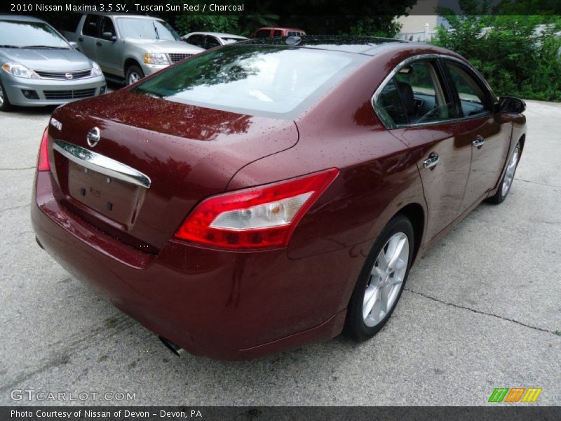 Tuscan Sun Red / Charcoal 2010 Nissan Maxima 3.5 SV