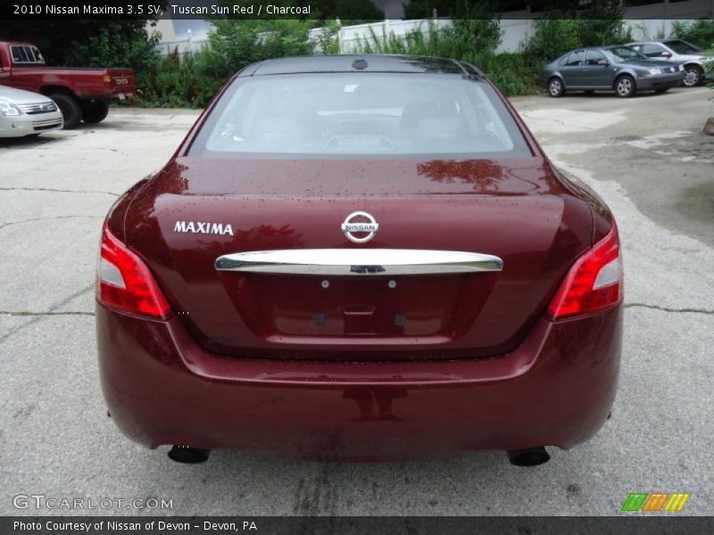 Tuscan Sun Red / Charcoal 2010 Nissan Maxima 3.5 SV