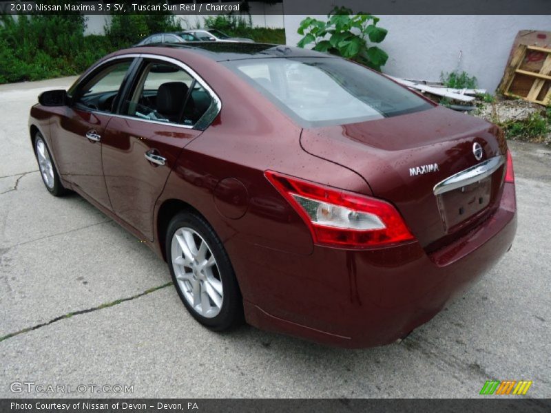 Tuscan Sun Red / Charcoal 2010 Nissan Maxima 3.5 SV