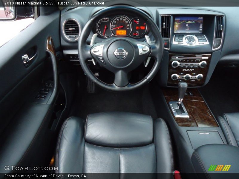 Tuscan Sun Red / Charcoal 2010 Nissan Maxima 3.5 SV