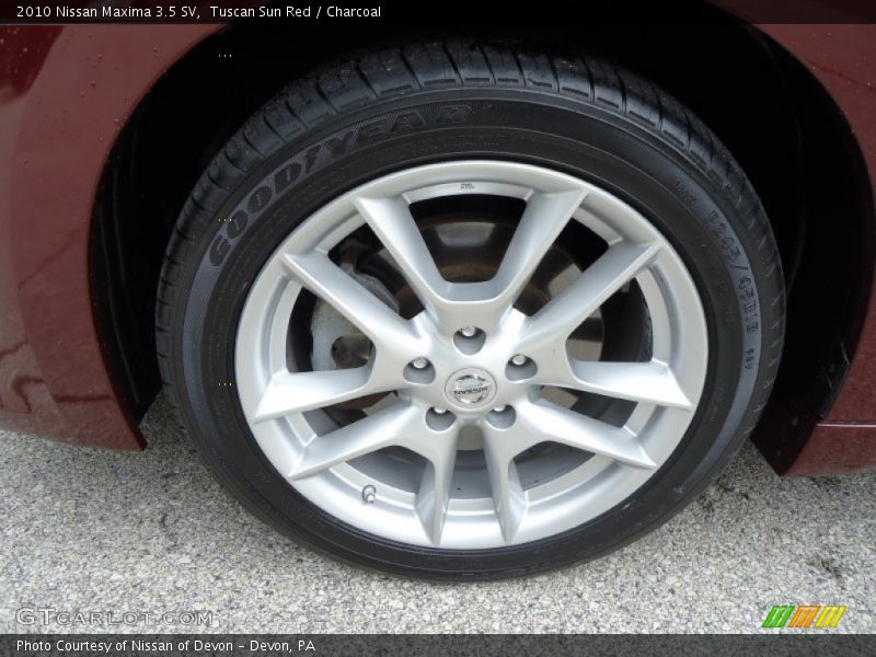 Tuscan Sun Red / Charcoal 2010 Nissan Maxima 3.5 SV