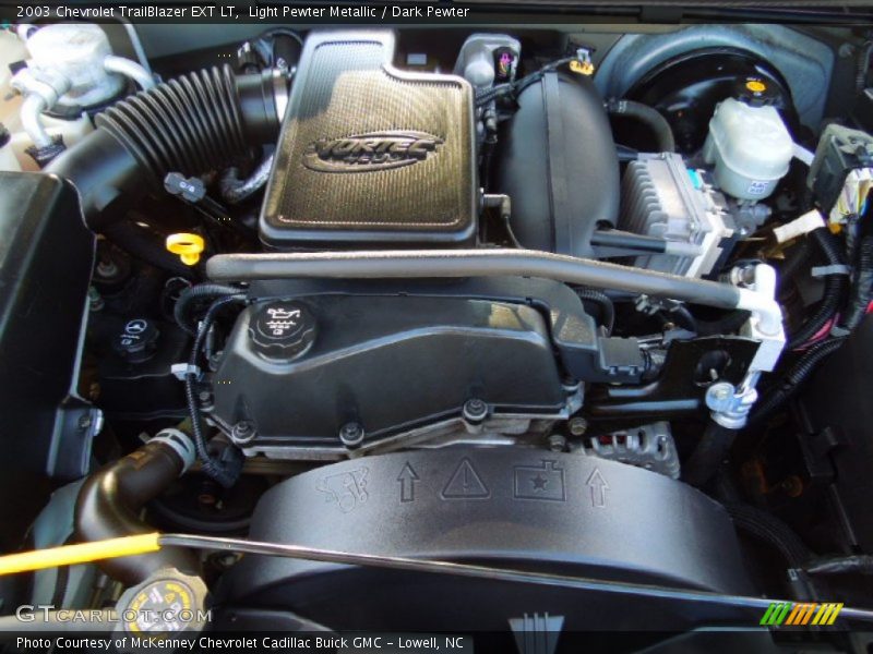 Light Pewter Metallic / Dark Pewter 2003 Chevrolet TrailBlazer EXT LT