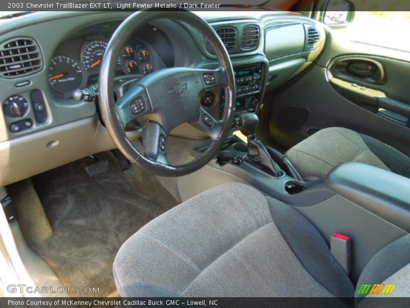 Light Pewter Metallic / Dark Pewter 2003 Chevrolet TrailBlazer EXT LT