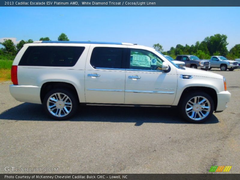 2013 Escalade ESV Platinum AWD White Diamond Tricoat