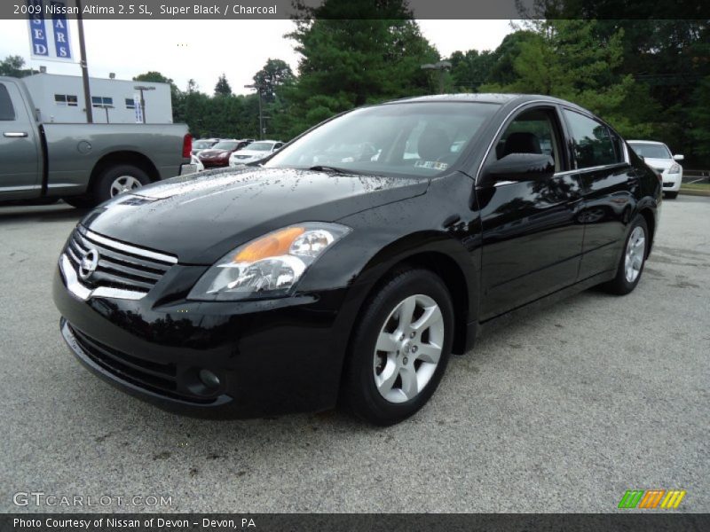 Super Black / Charcoal 2009 Nissan Altima 2.5 SL