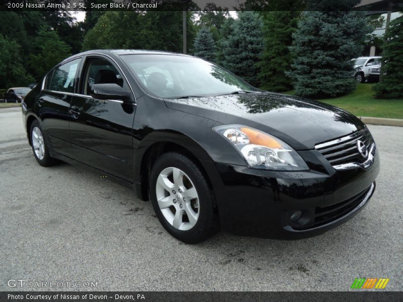 Super Black / Charcoal 2009 Nissan Altima 2.5 SL