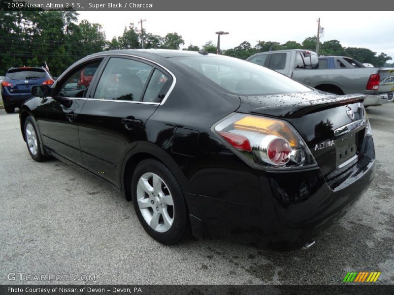 Super Black / Charcoal 2009 Nissan Altima 2.5 SL