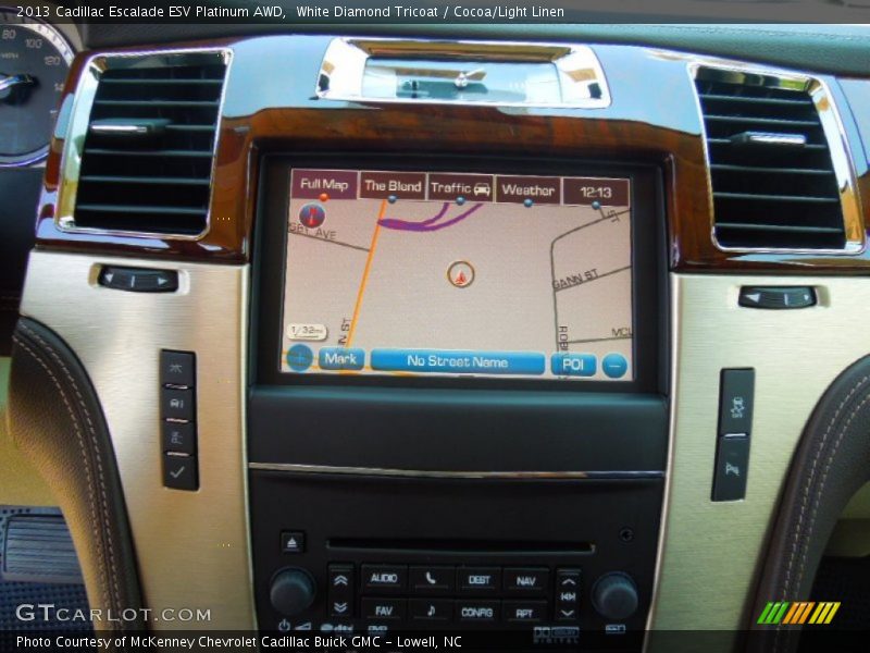 Navigation of 2013 Escalade ESV Platinum AWD