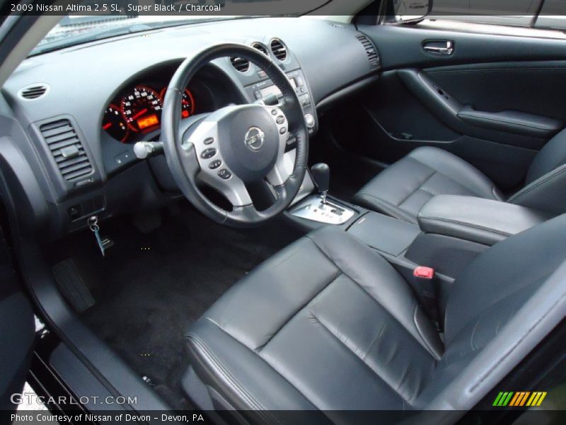 Super Black / Charcoal 2009 Nissan Altima 2.5 SL