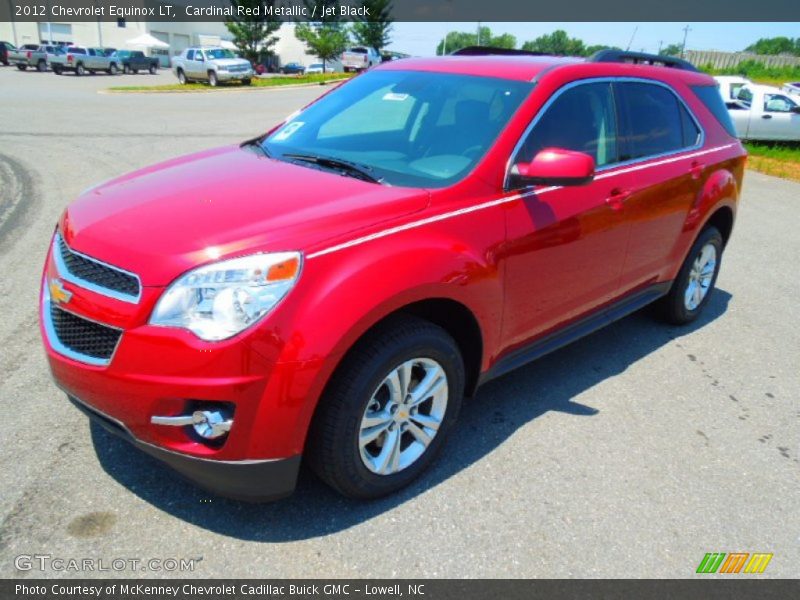 Cardinal Red Metallic / Jet Black 2012 Chevrolet Equinox LT