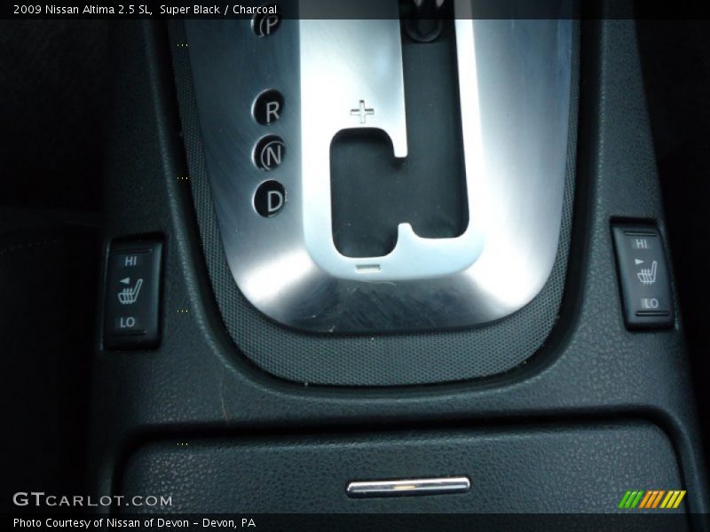 Super Black / Charcoal 2009 Nissan Altima 2.5 SL
