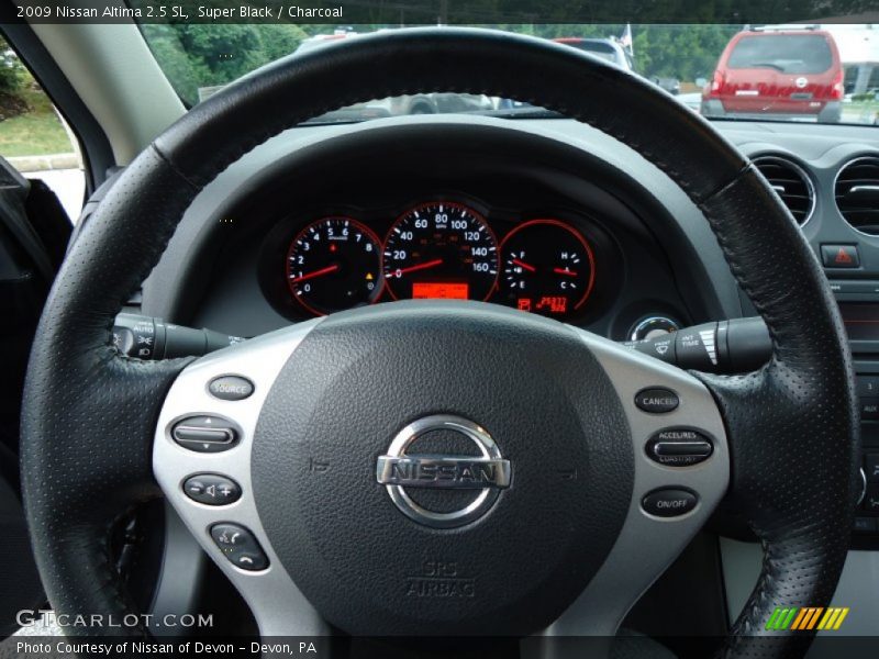 Super Black / Charcoal 2009 Nissan Altima 2.5 SL