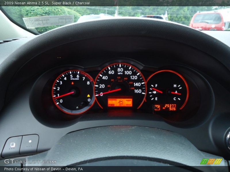 Super Black / Charcoal 2009 Nissan Altima 2.5 SL