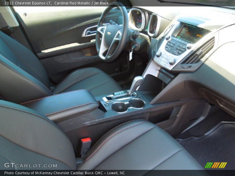 Cardinal Red Metallic / Jet Black 2012 Chevrolet Equinox LT