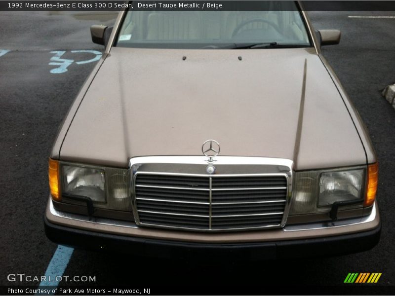 Desert Taupe Metallic / Beige 1992 Mercedes-Benz E Class 300 D Sedan