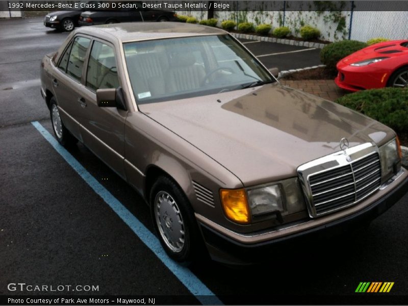 Desert Taupe Metallic / Beige 1992 Mercedes-Benz E Class 300 D Sedan