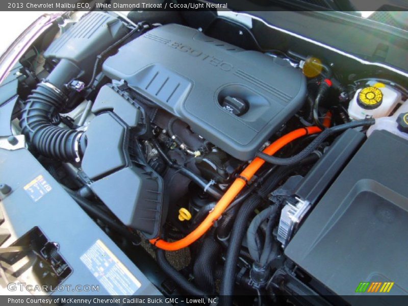 White Diamond Tricoat / Cocoa/Light Neutral 2013 Chevrolet Malibu ECO