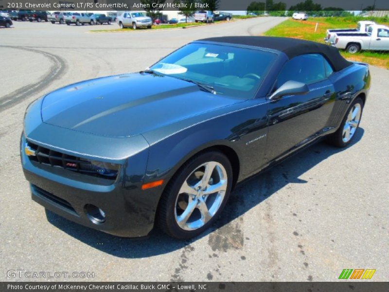 Ashen Gray Metallic / Black 2013 Chevrolet Camaro LT/RS Convertible