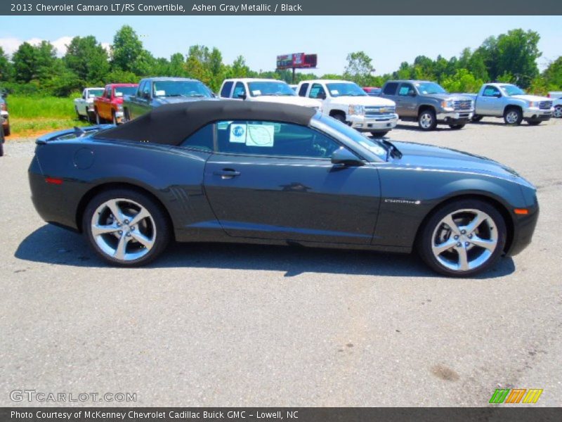 Ashen Gray Metallic / Black 2013 Chevrolet Camaro LT/RS Convertible