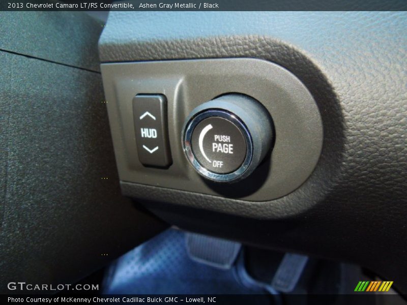 Controls of 2013 Camaro LT/RS Convertible