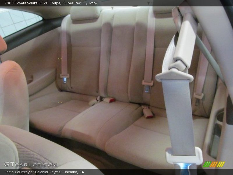 Super Red 5 / Ivory 2008 Toyota Solara SE V6 Coupe