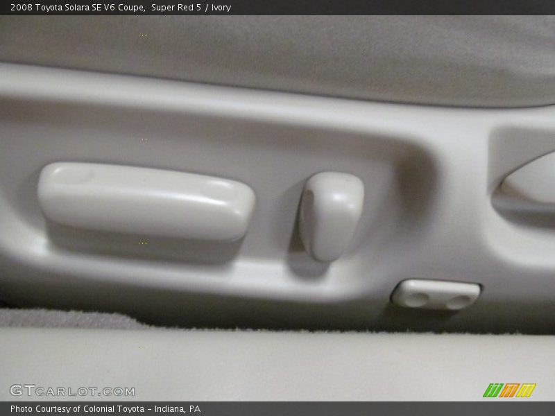 Super Red 5 / Ivory 2008 Toyota Solara SE V6 Coupe