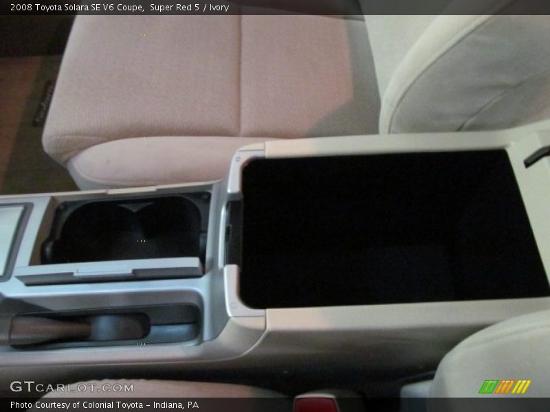 Super Red 5 / Ivory 2008 Toyota Solara SE V6 Coupe