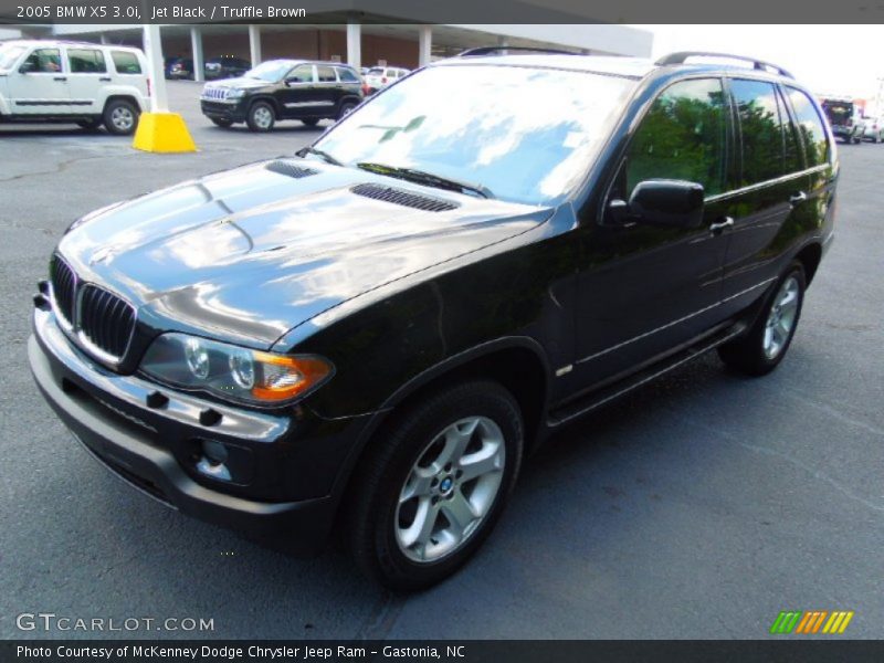 Jet Black / Truffle Brown 2005 BMW X5 3.0i