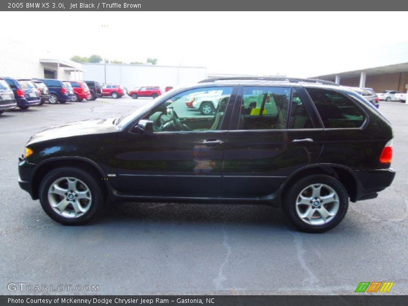 Jet Black / Truffle Brown 2005 BMW X5 3.0i