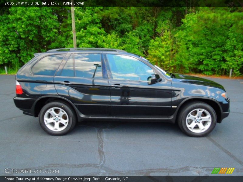Jet Black / Truffle Brown 2005 BMW X5 3.0i