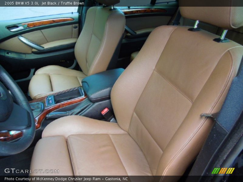 Jet Black / Truffle Brown 2005 BMW X5 3.0i