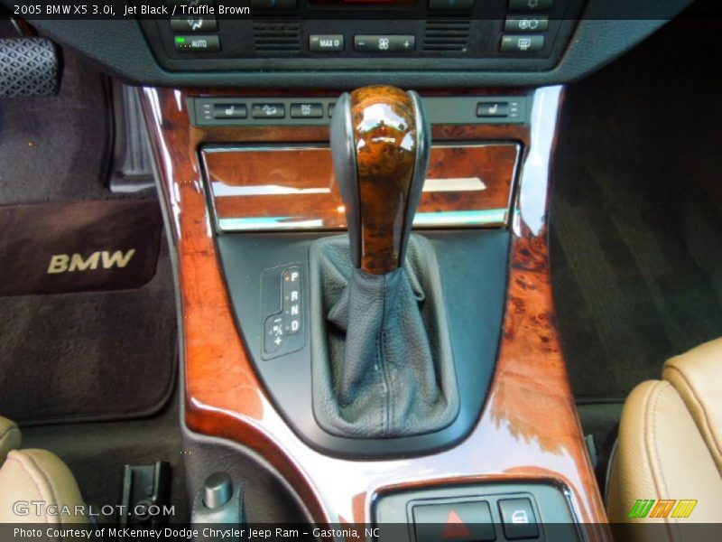 Jet Black / Truffle Brown 2005 BMW X5 3.0i