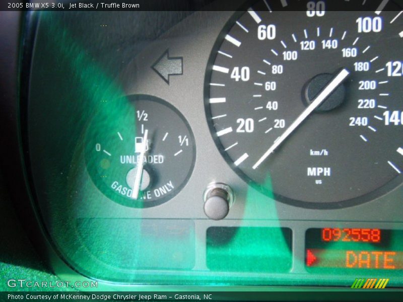 Jet Black / Truffle Brown 2005 BMW X5 3.0i